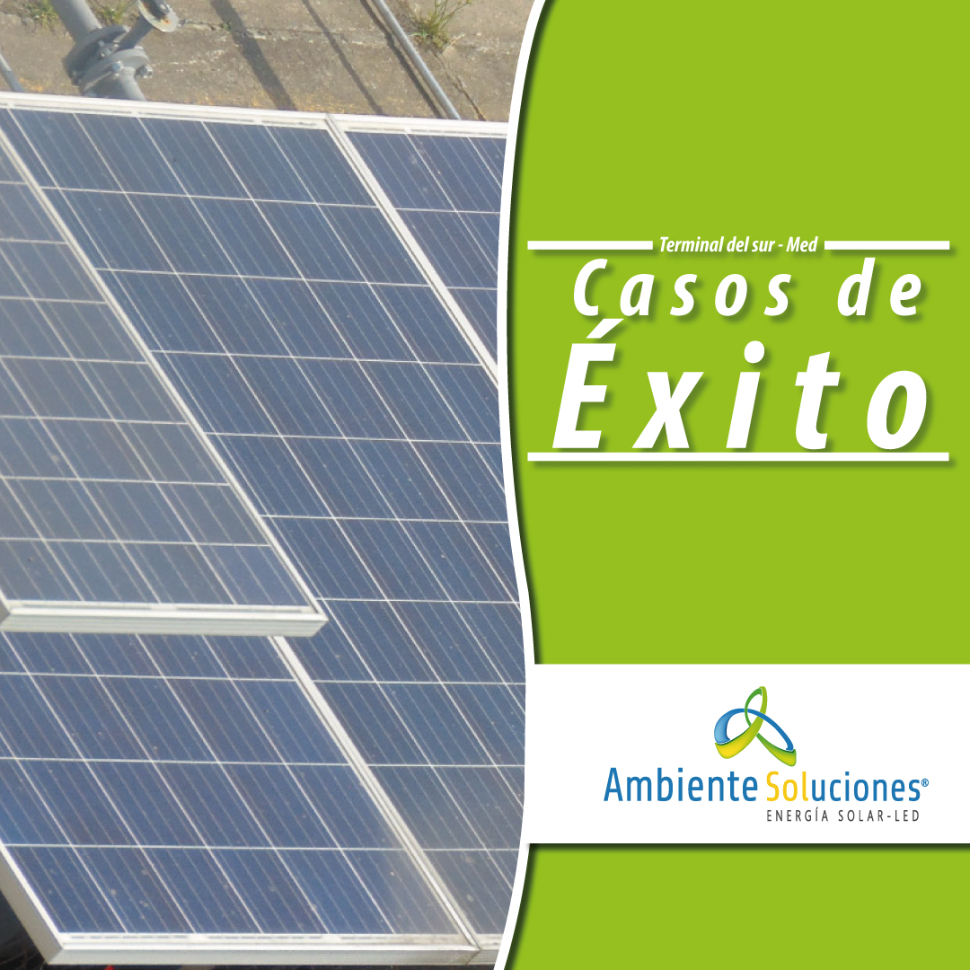 Parqueadero solar  en la Terminal del Sur - Medellín, Antioquia.