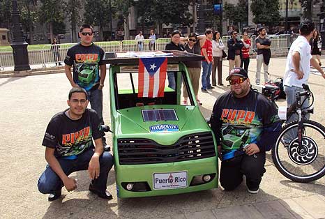 PASA LA PRIMERA PRUEBA EL CARRO SOLAR BORICUA EN COMPETENCIA EN CHILE