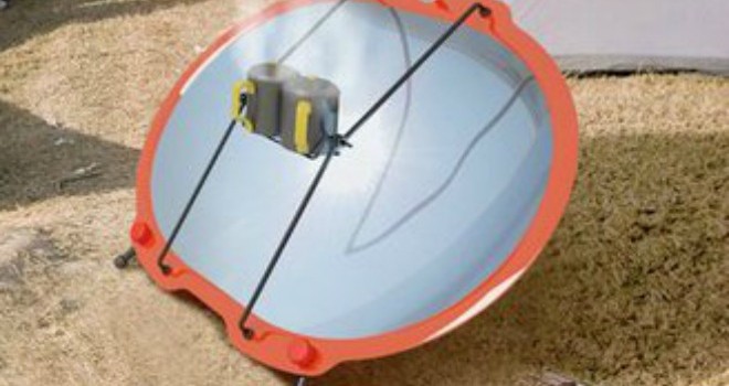 COCINA SOLAR DE EMERGENCIA QUE SE INSTALA EN SEGUNDOS