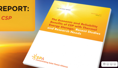 UN ESTUDIO DEMUESTRA LAS VENTAJAS DE LA TERMOSOLAR CON ALMACENAMIENTO