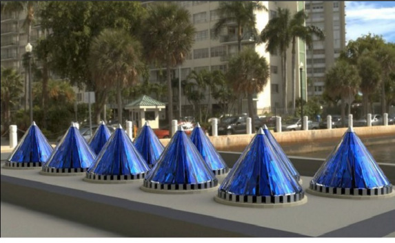 CONO SOLAR GENERA 20 VECES MÁS ENERGÍA QUE PANEL TRADICIONAL