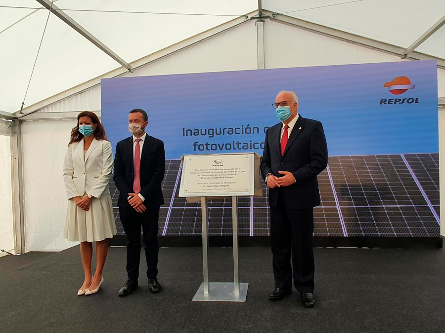 Repsol inaugura en Ciudad Real su primer gran complejo fotovoltaico