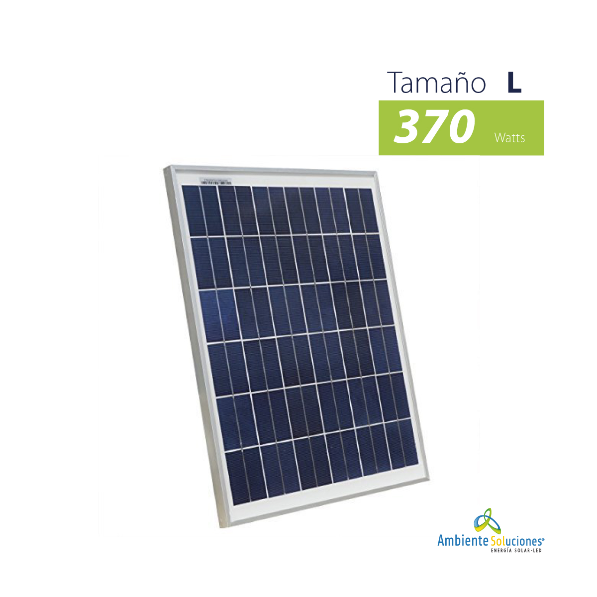 PANEL SOLAR 370W MONOCRISTALINO