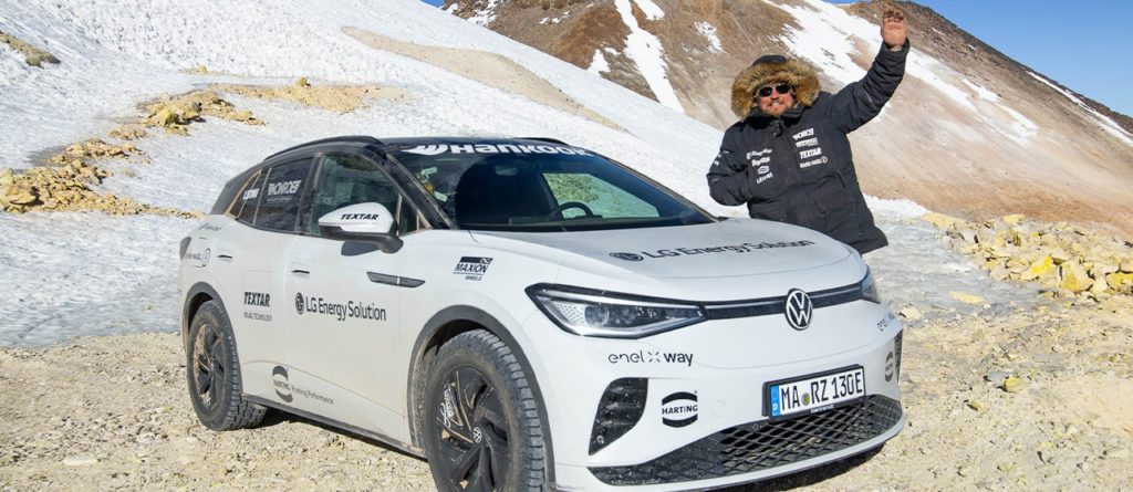 Un auto eléctrico logra el récord mundial de altitud en Bolivia