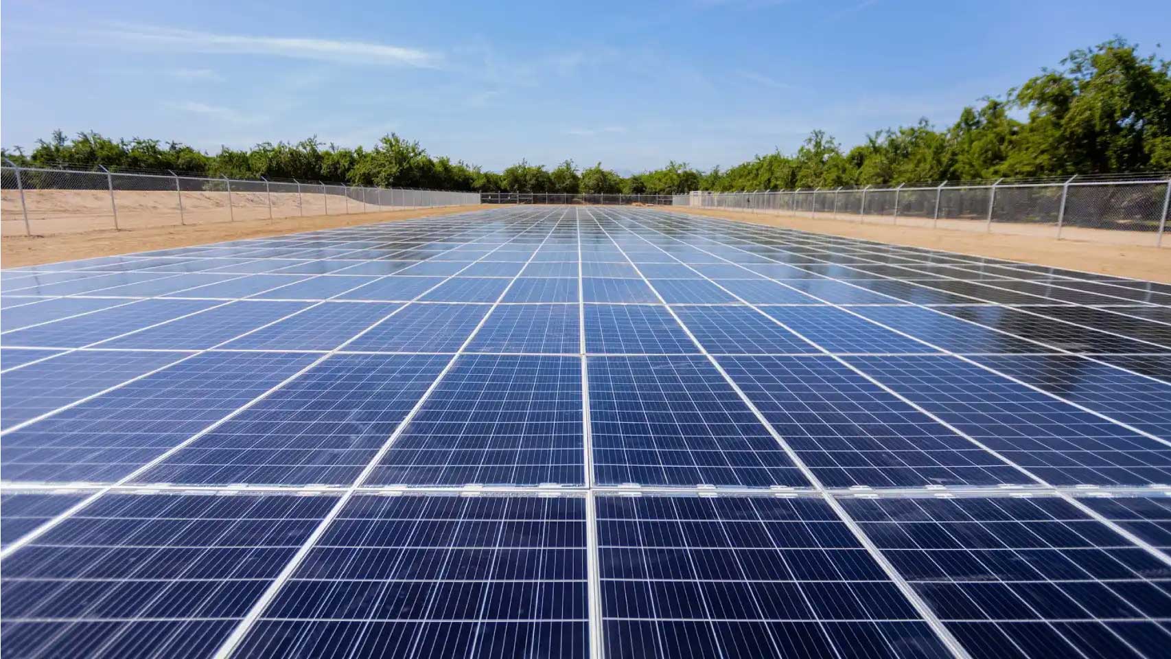 El ingenioso sistema para limpiar los paneles solares sin gastar una gota de agua