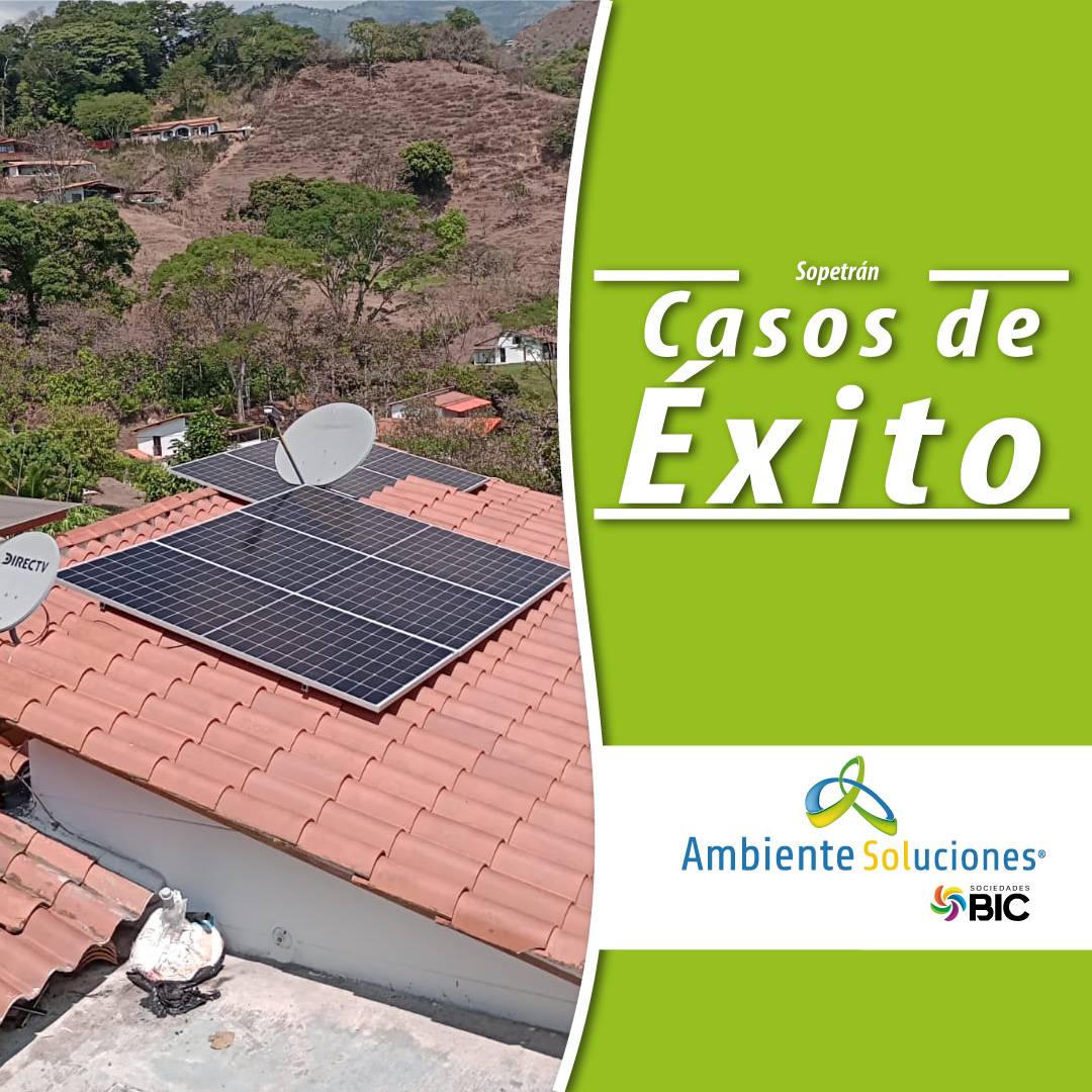 Sistema solar de inyección a red - en  Sopetrán - Antioquia.
