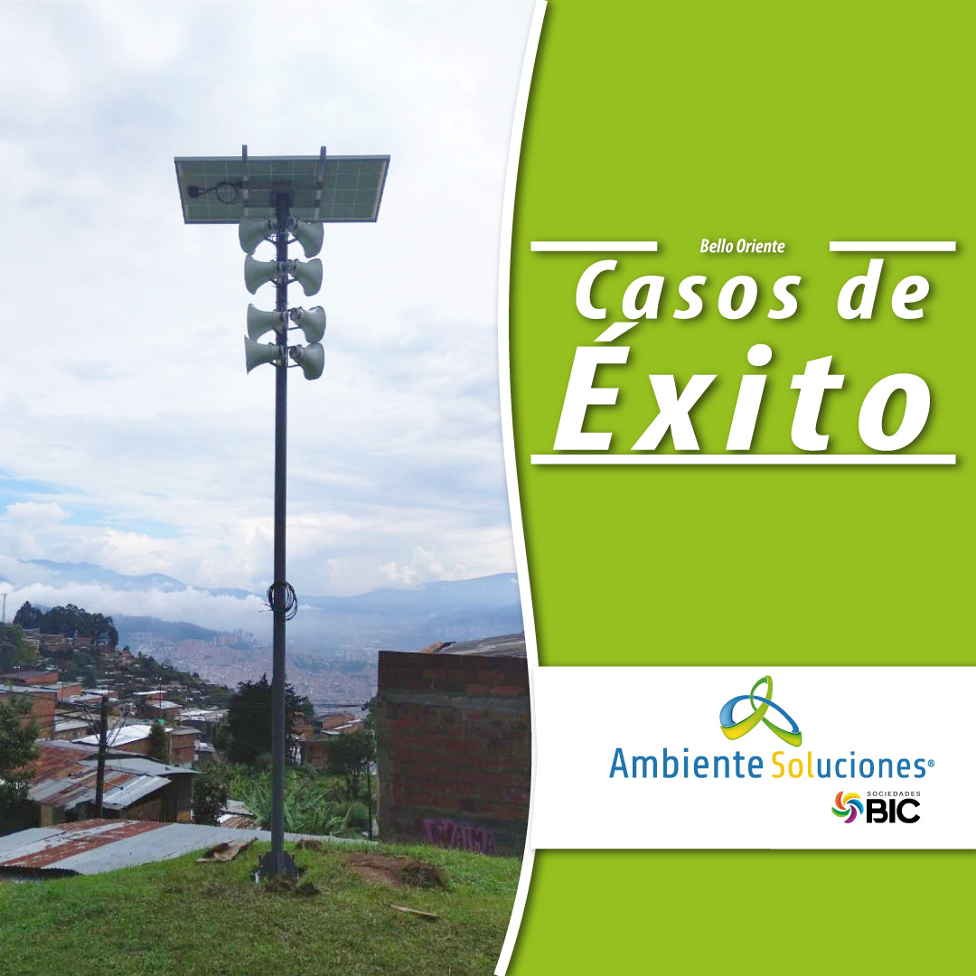 Sistema de alerta temprana con energía solar para la prevención de desastre.