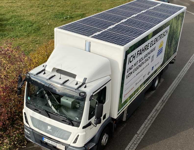 La fotovoltaica integrada en camiones frigoríficos puede compensar “fácilmente” la demanda de energía que genera