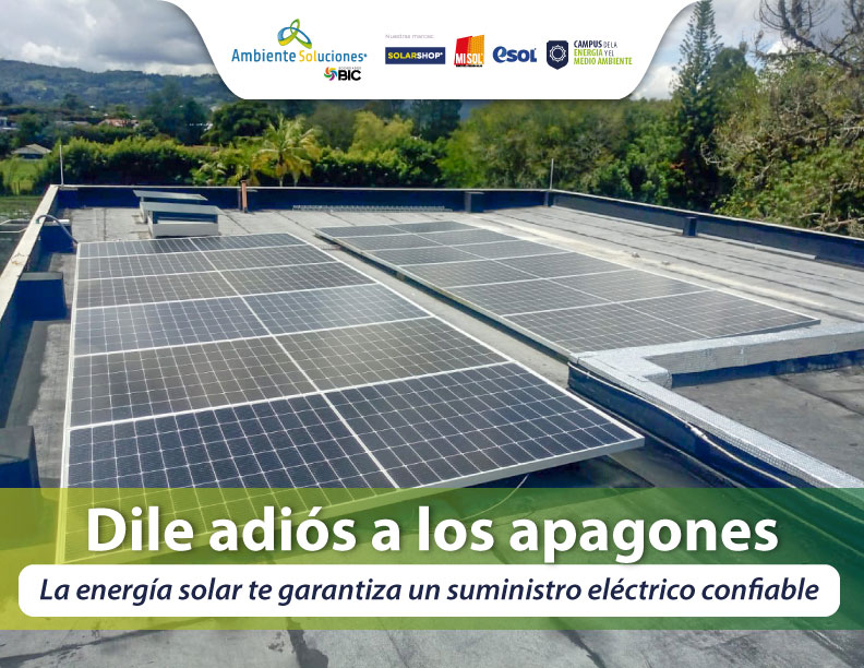 Dile adiós a los apagones: La energía solar te garantiza un suministro eléctrico confiable