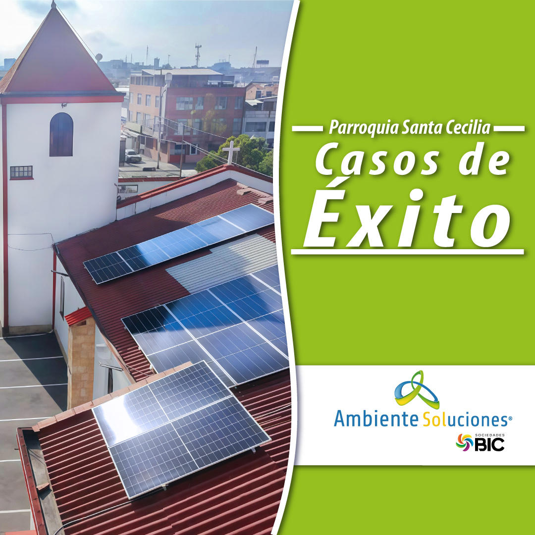 La primera parroquia con sistema solar híbrido y baterías de litio en Bogotá: Parroquia Santa Cecilia